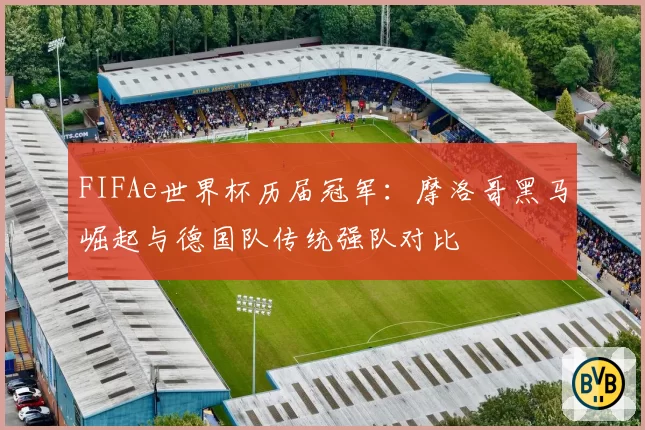 FIFAe世界杯历届冠军:摩洛哥黑马崛起与德国队传统强队对比